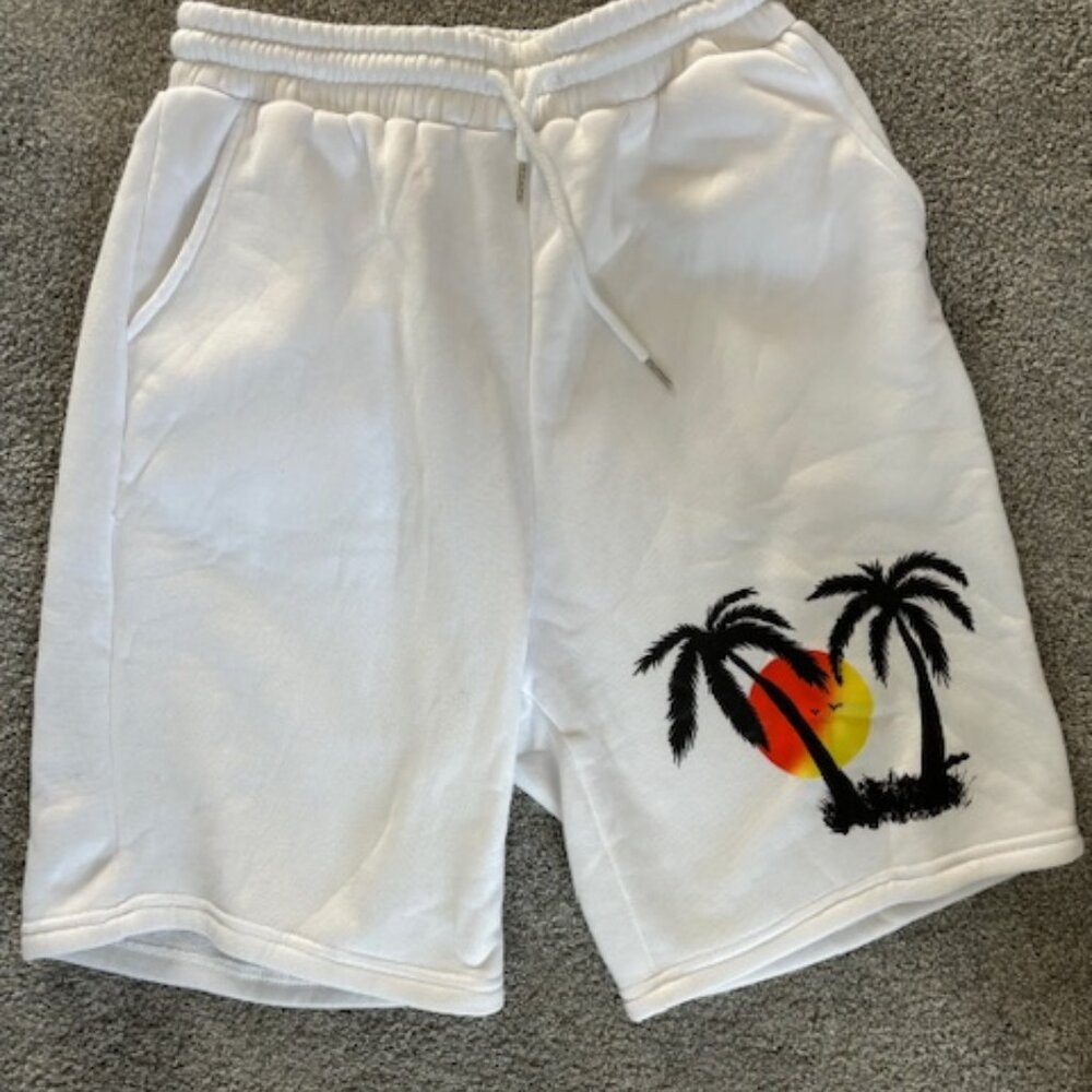 Men's White Sweatshorts SHEIN Size S
